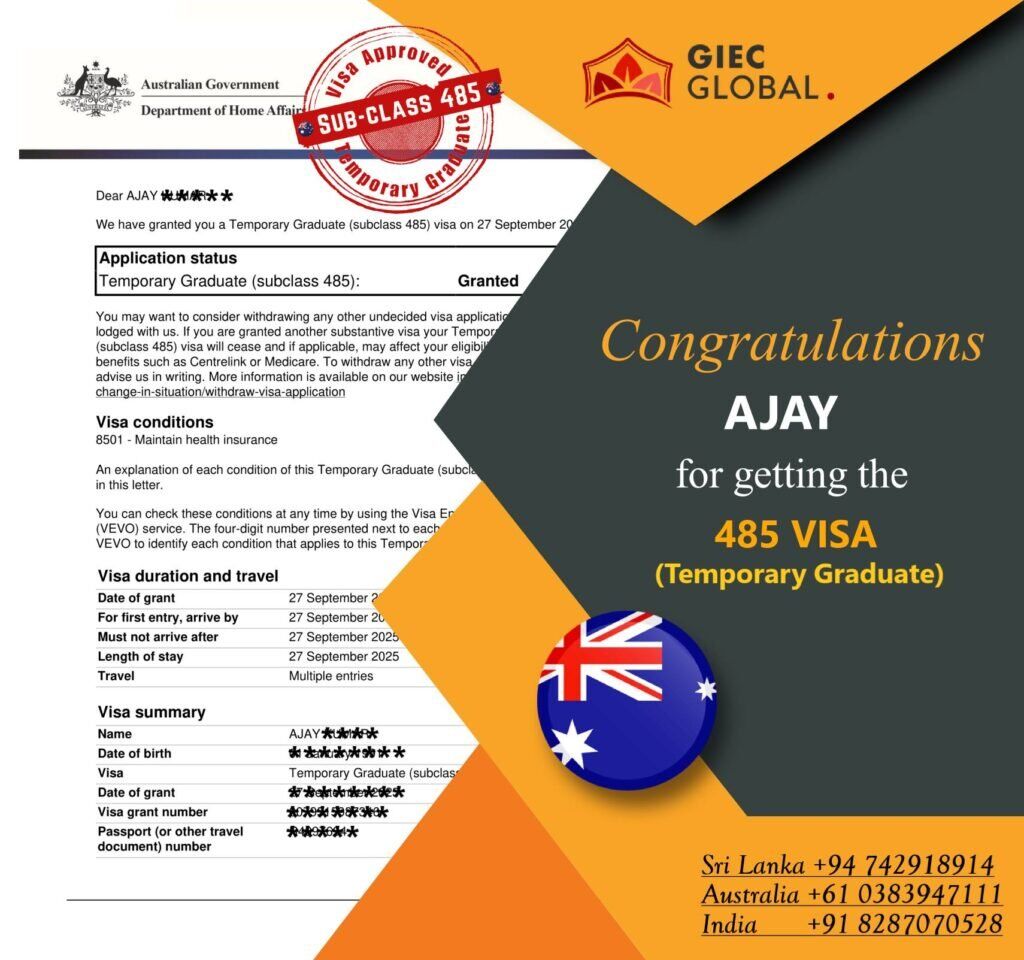 AJAY subclas 485 approved