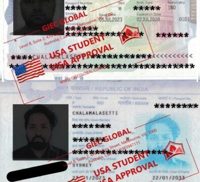 The USA STUDY Visa Grated CHALAMALASETTI