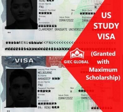US Study Visa Granted of Renu