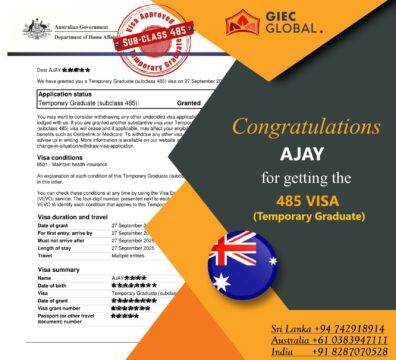 AJAY subclas 485 approved