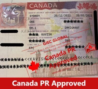 Canada PR Approved of Kavish